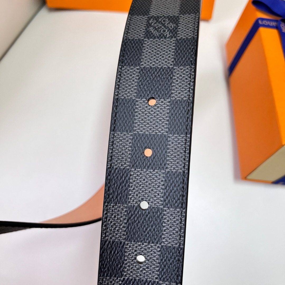 Louis Vuitton Damier Graphite Leather Belt