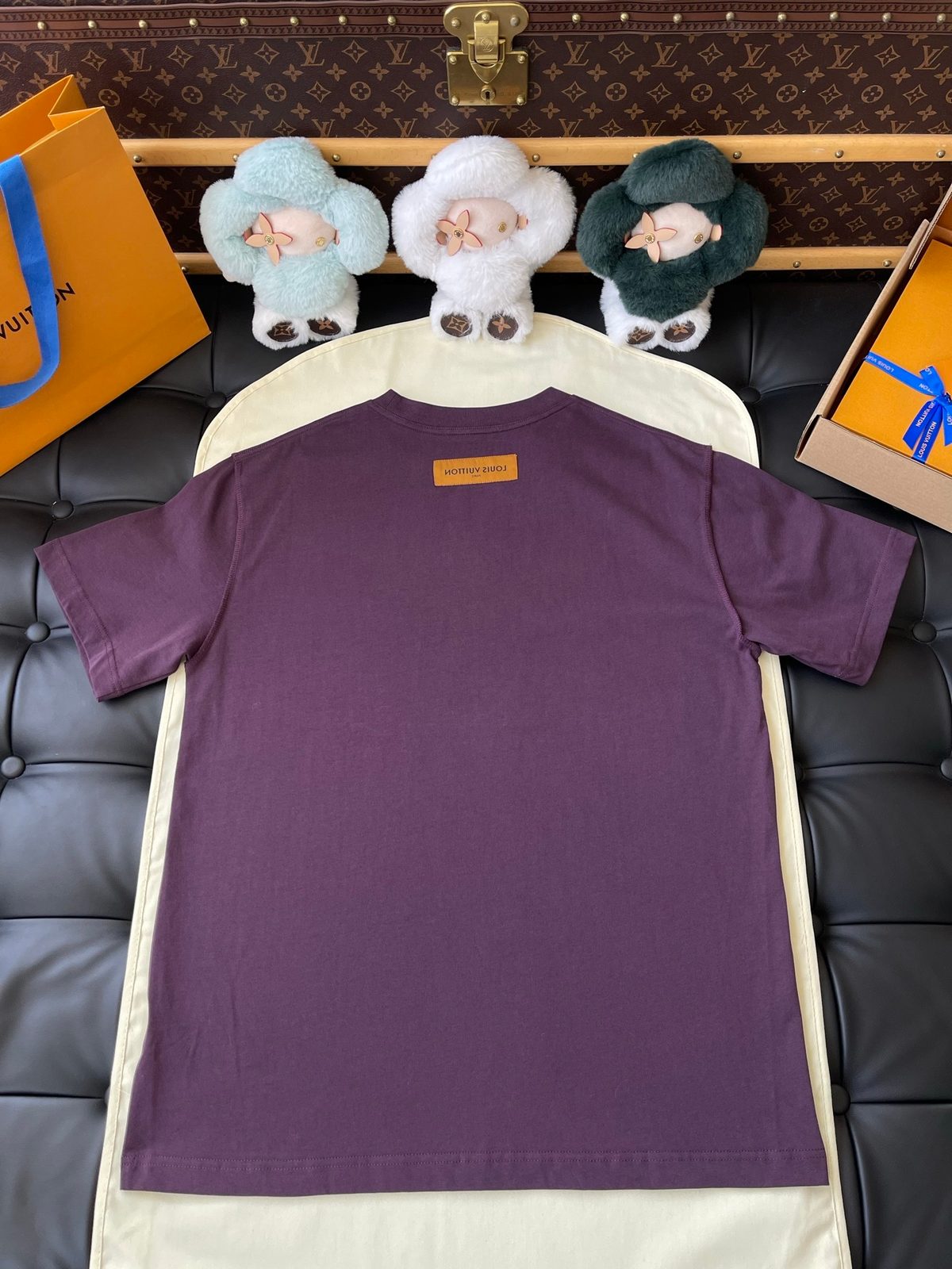 Louis Vuitton Purple Crewneck T-Shirt