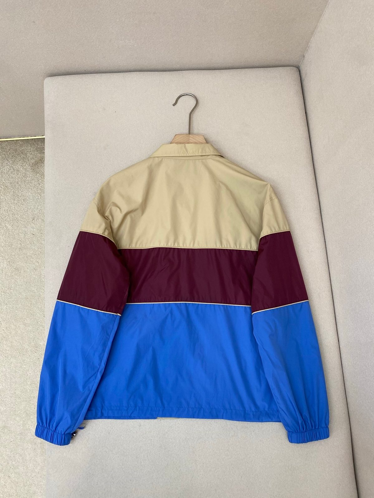 Prada Colorblock Nylon Windbreaker Jacket