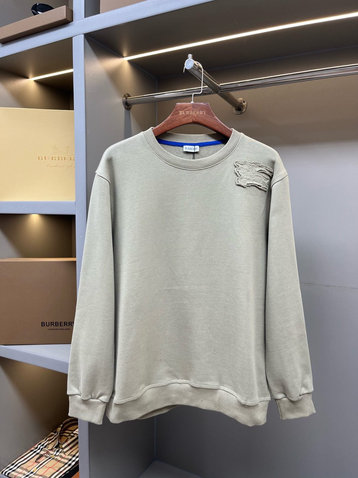 Burberry EKD Embroidered Crewneck Sweatshirt