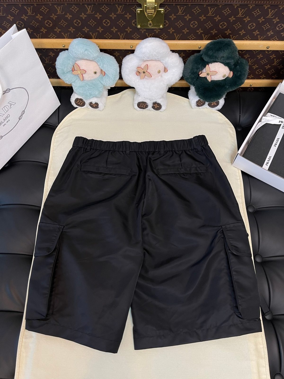 Louis Vuitton Black Cargo Shorts