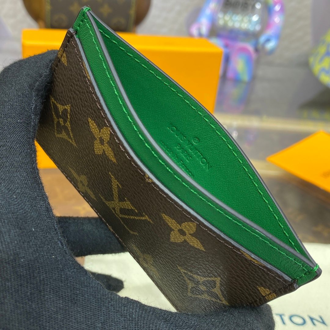 Louis Vuitton Monogram Canvas Bifold Wallet Green
