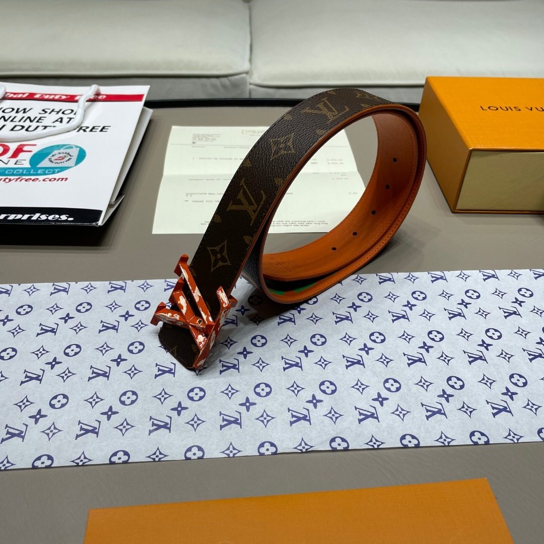 Louis Vuitton Monogram Reversible Leather Belt