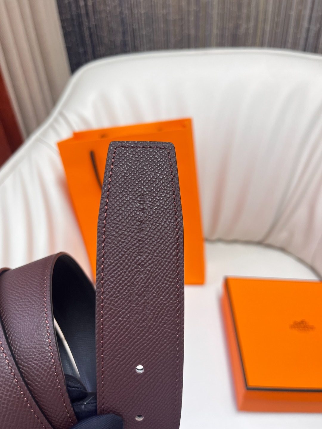 Hermès Reversible Leather Belt