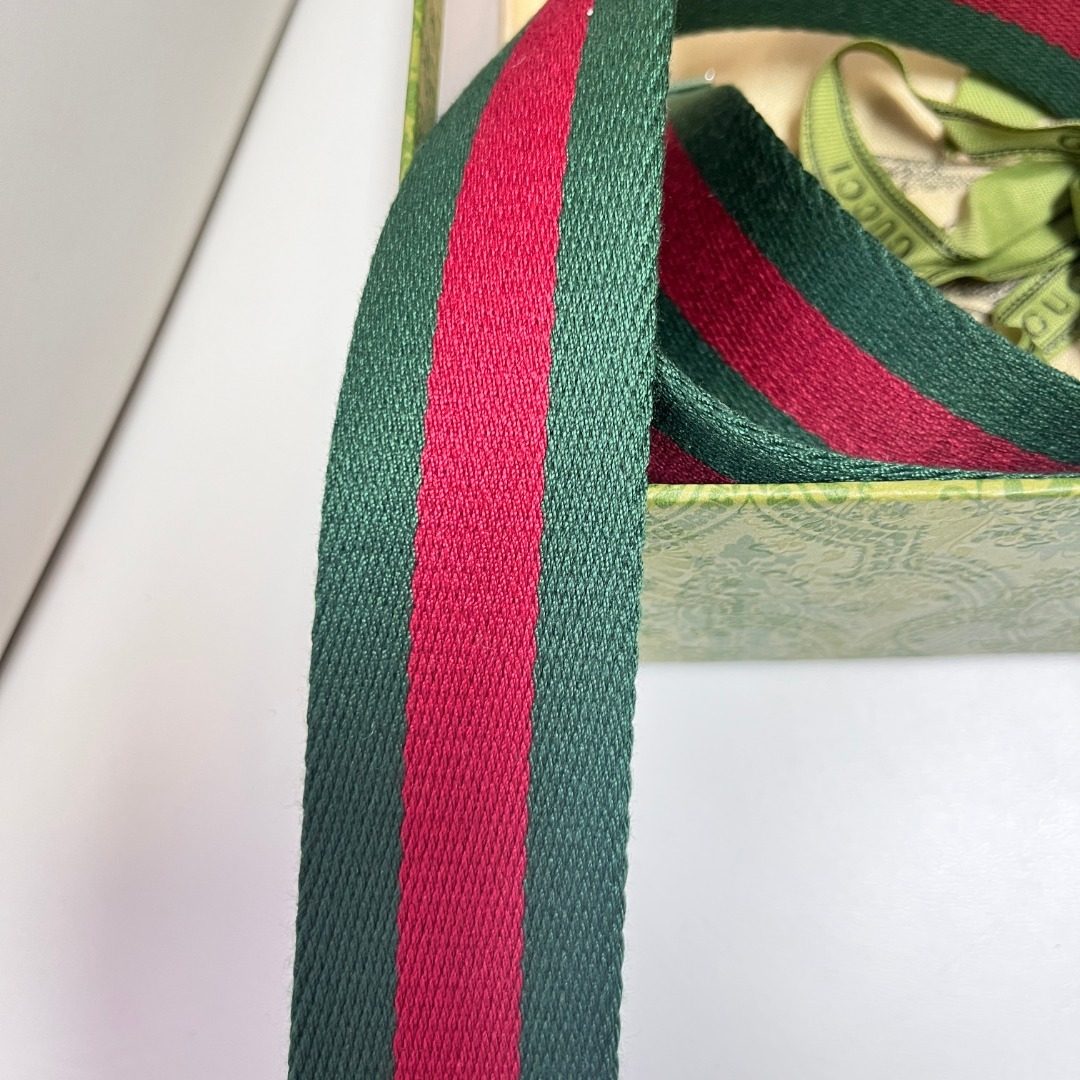 Gucci Web Stripe Canvas Belt