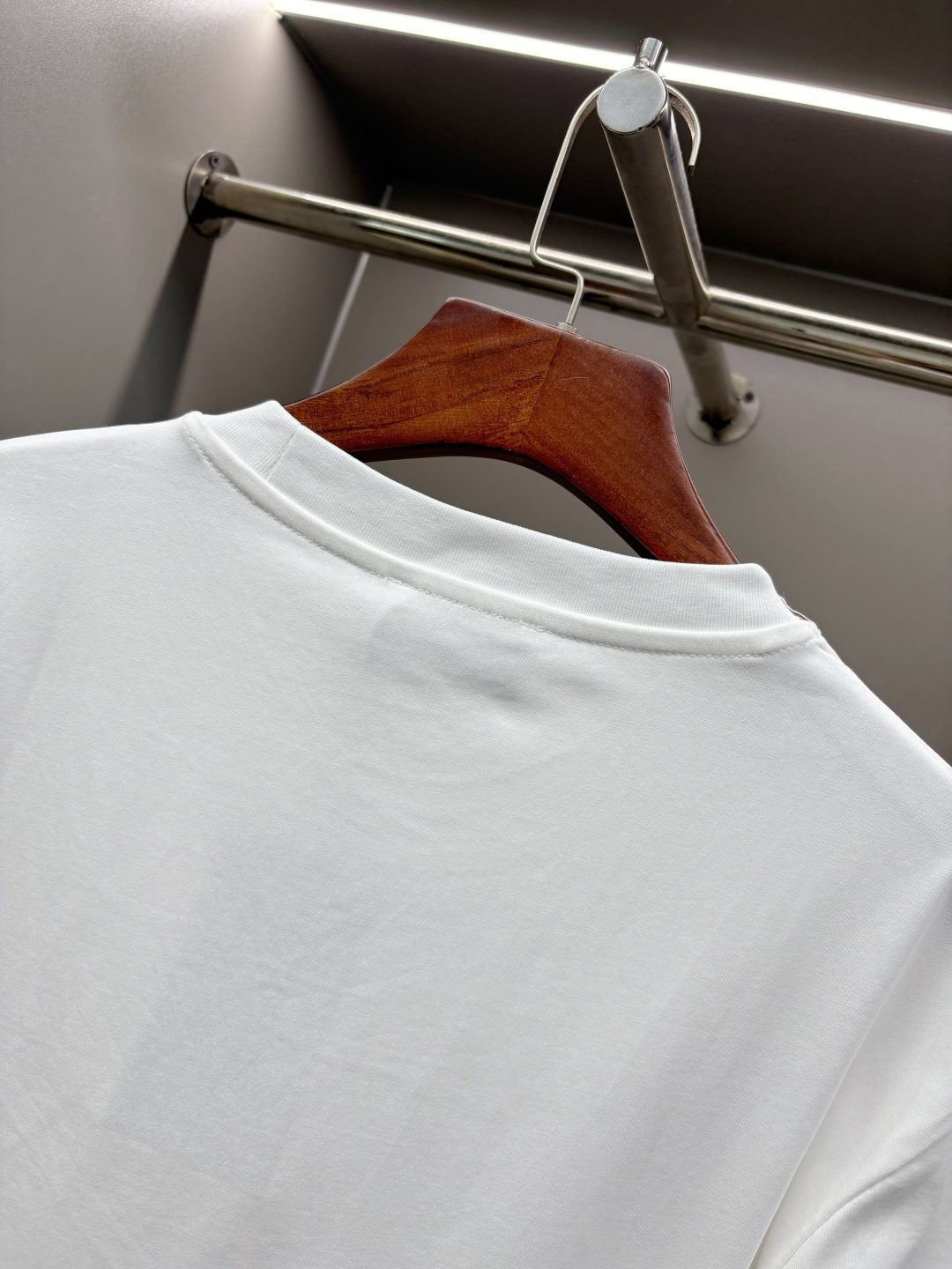 Burberry White Cotton Crewneck T-Shirt