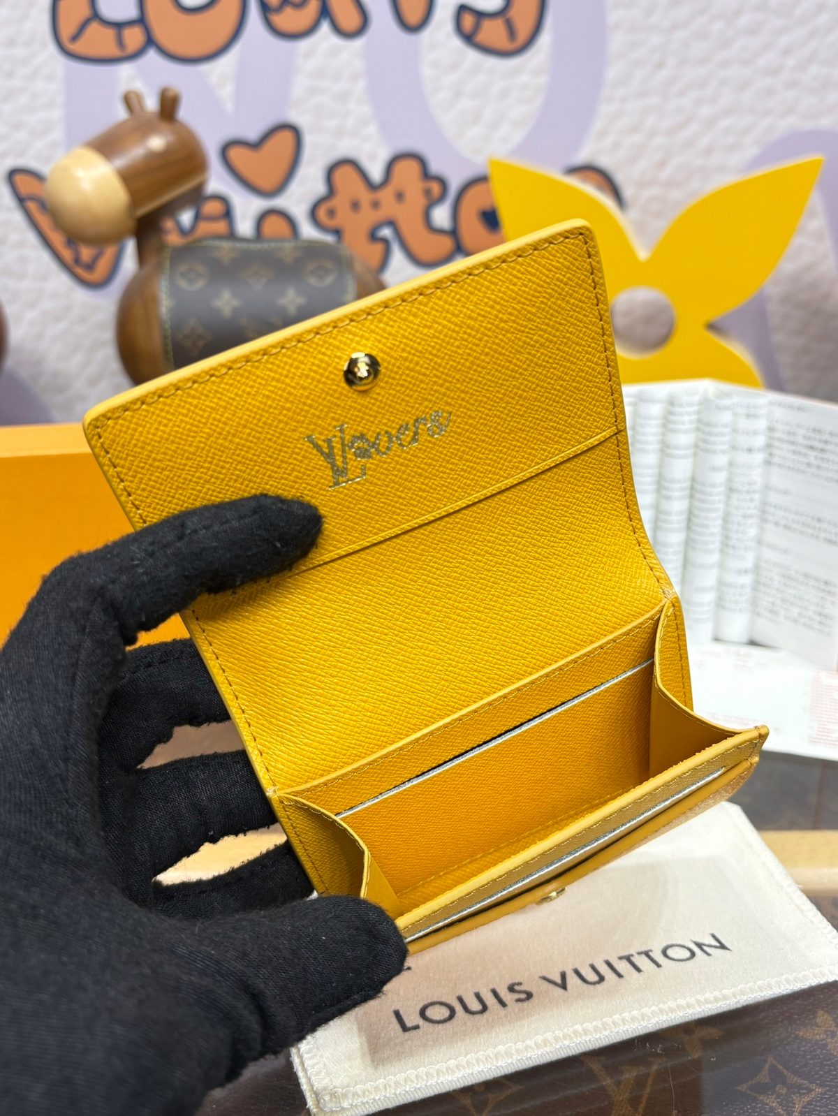 Louis Vuitton Victorine Wallet Yellow