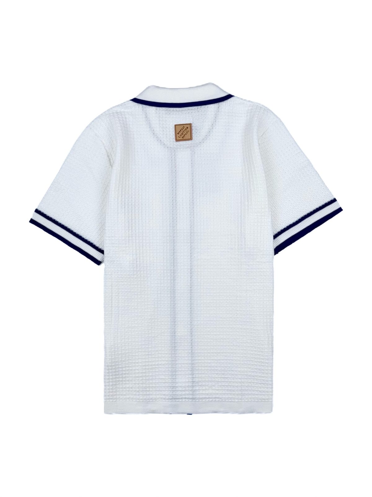 Louis Vuitton Textured Cotton Polo Shirt