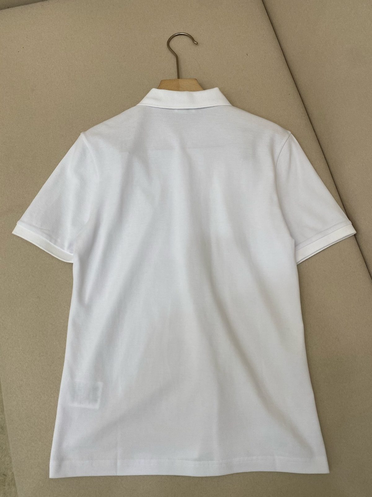Moncler Logo Polo Shirt White