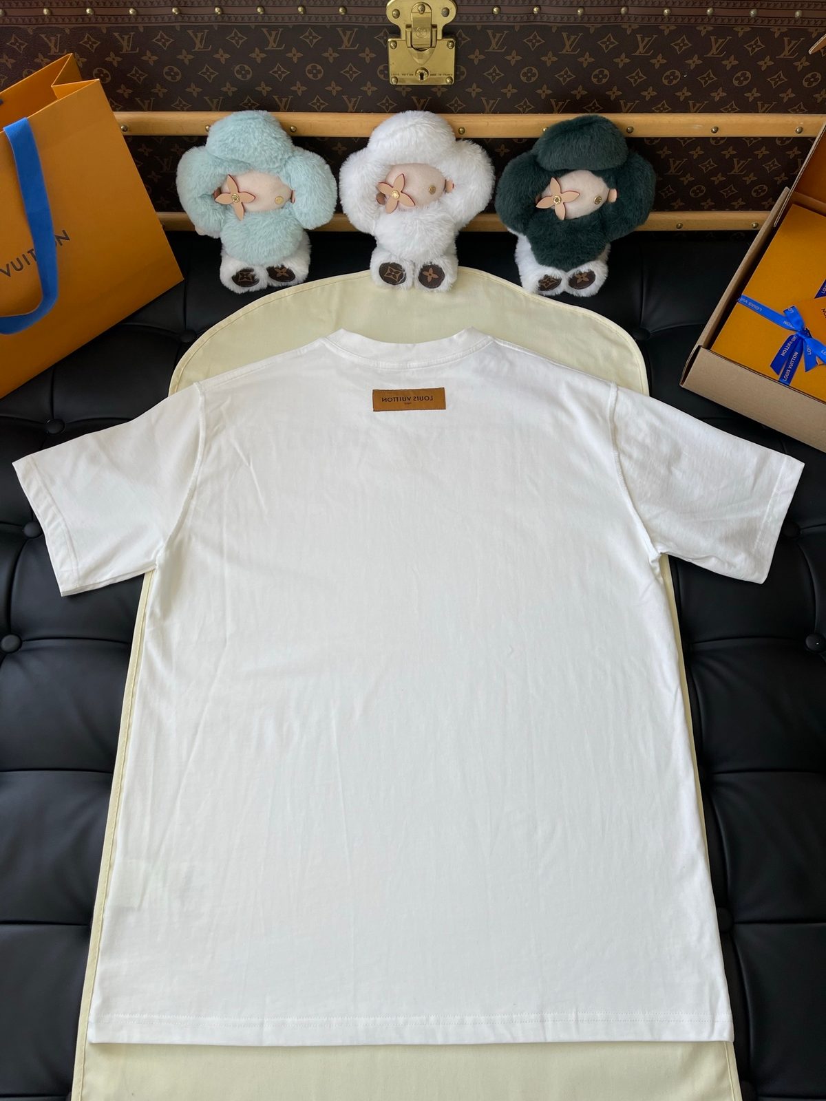 Louis Vuitton White Cotton Crewneck T-Shirt