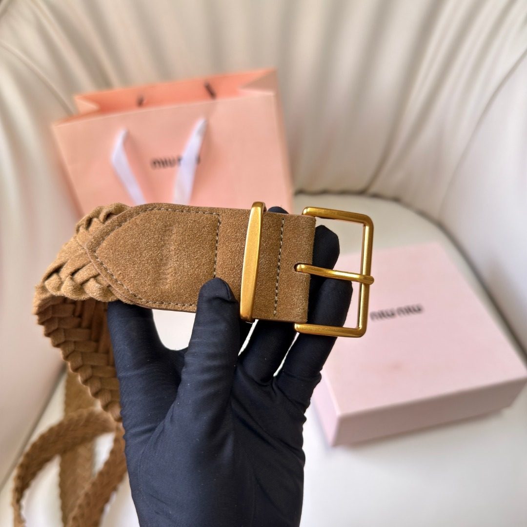 Miu Miu Leather Belt