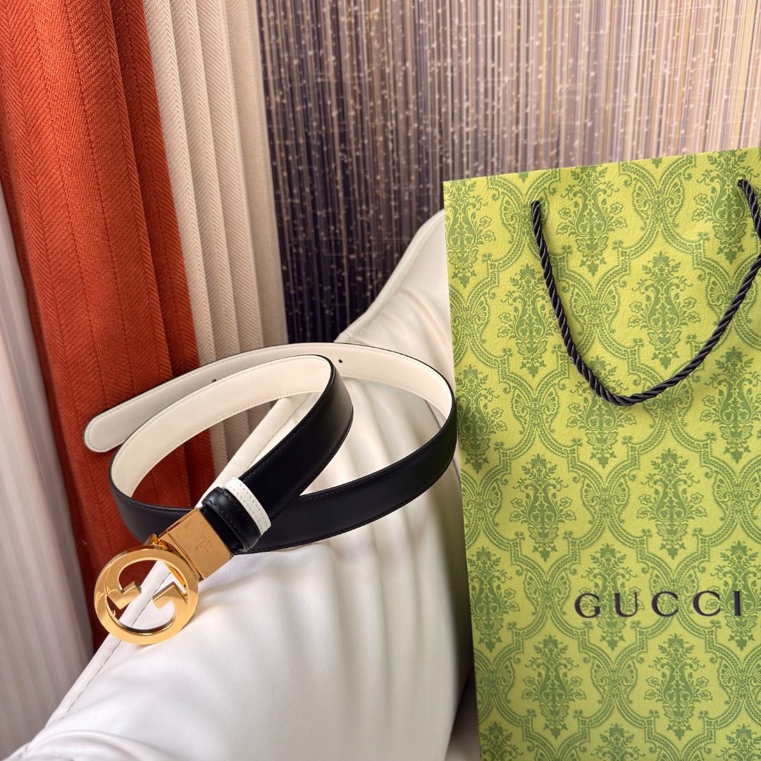 Gucci GG Marmont Leather Belt