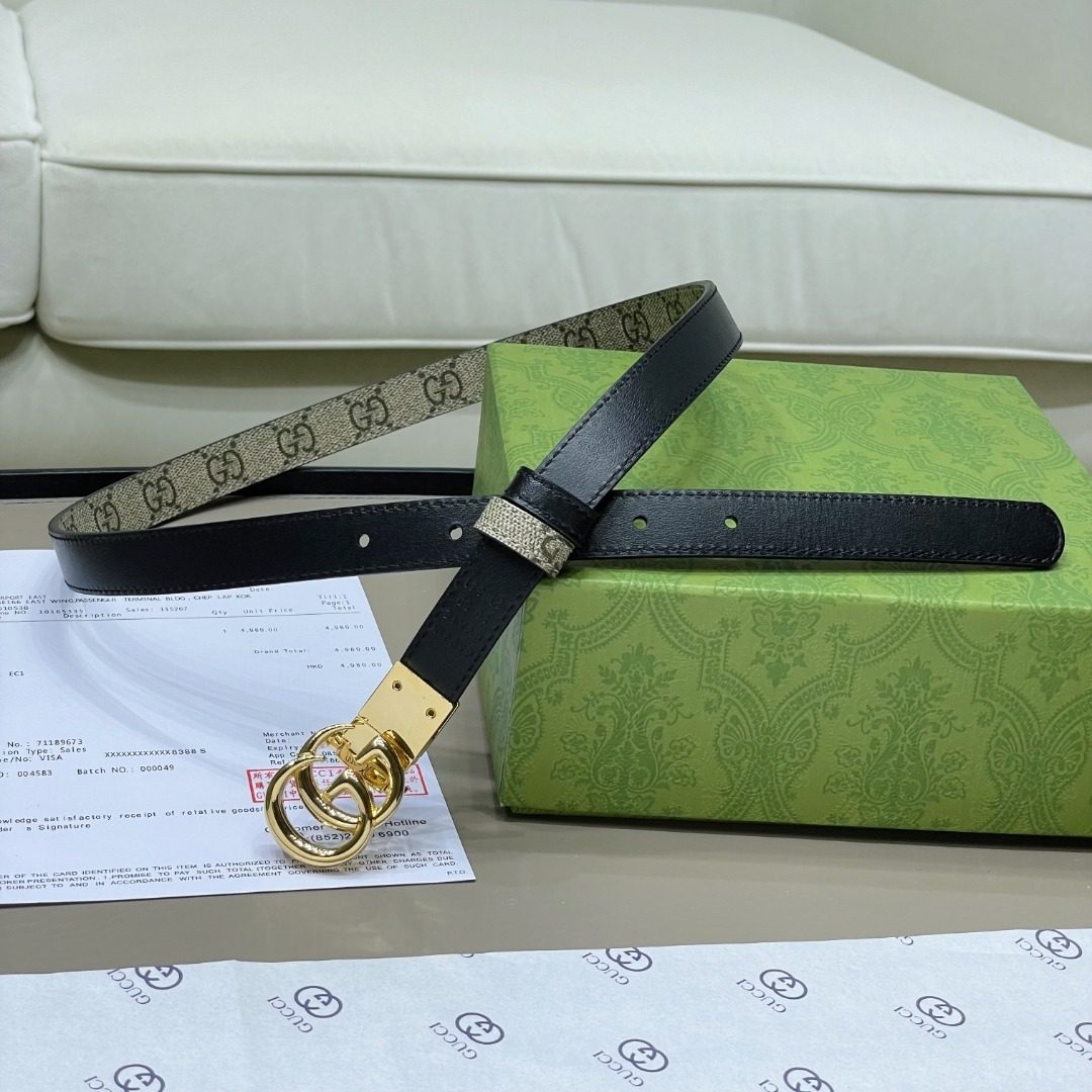 Gucci GG Marmont Leather Belt