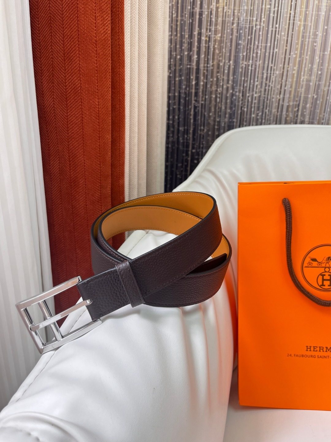 Hermès Reversible Leather Belt