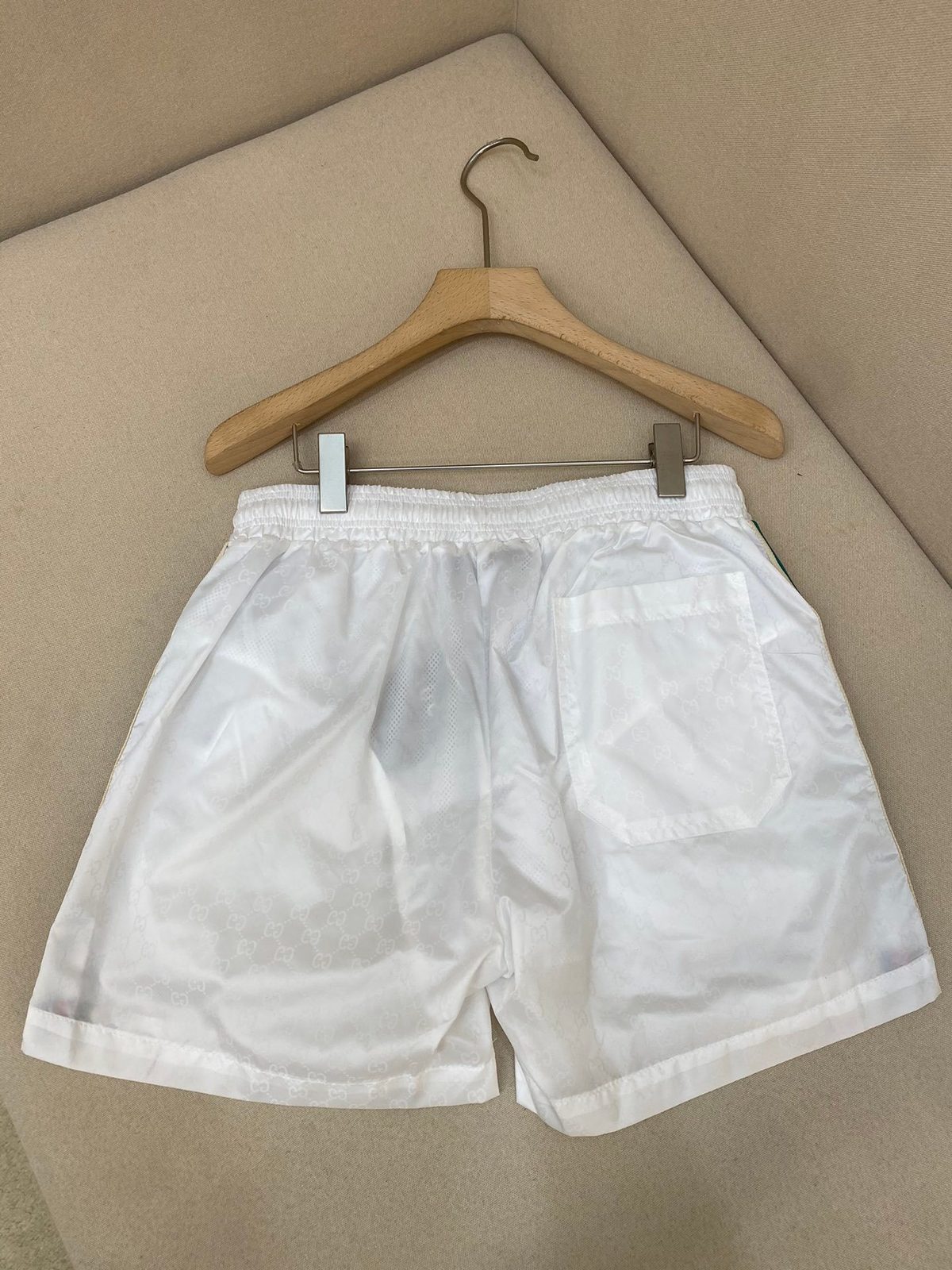 Gucci GG Monogram Web Stripe Shorts