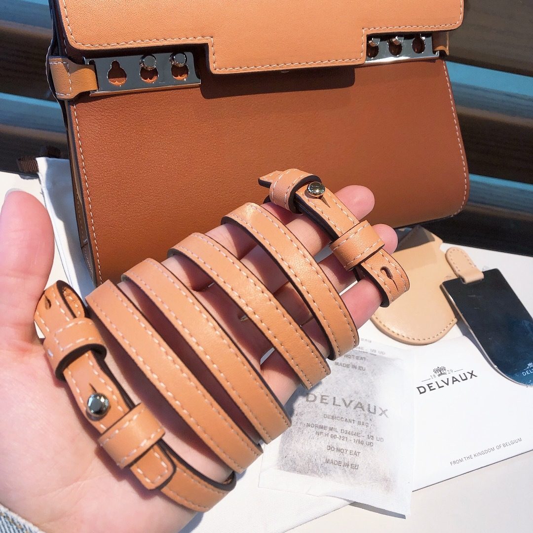 Delvaux Brillant Leather Top Handle Bag