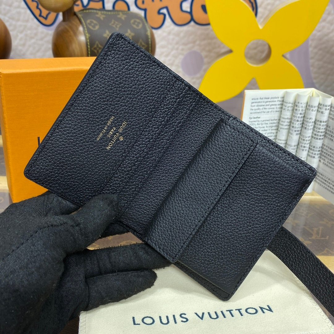 Louis Vuitton Leather Bifold Wallet