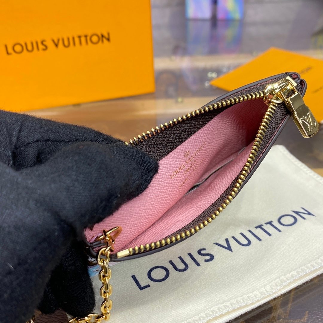 Louis Vuitton Damier Ebène Zippy Coin Purse