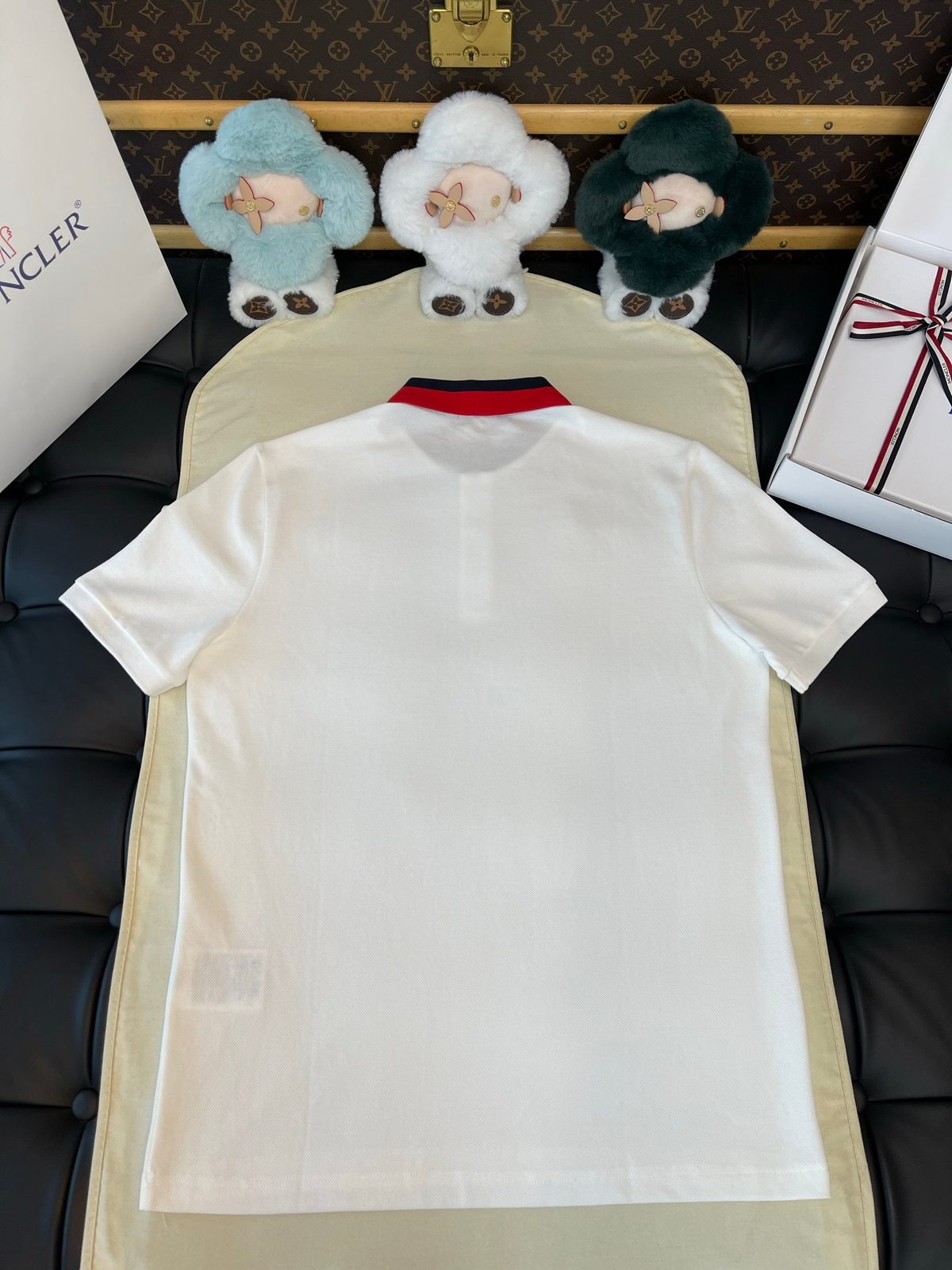 Moncler White Cotton Crewneck T-Shirt