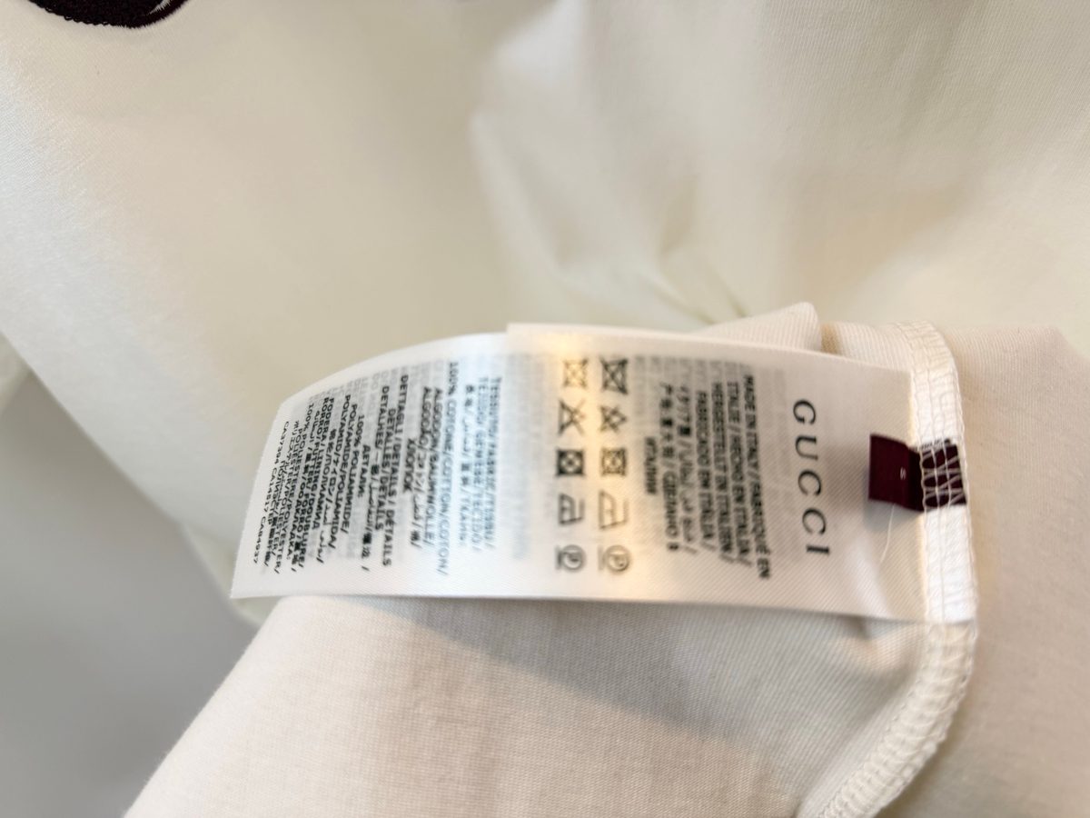Gucci Logo Embroidered Crewneck T-Shirt
