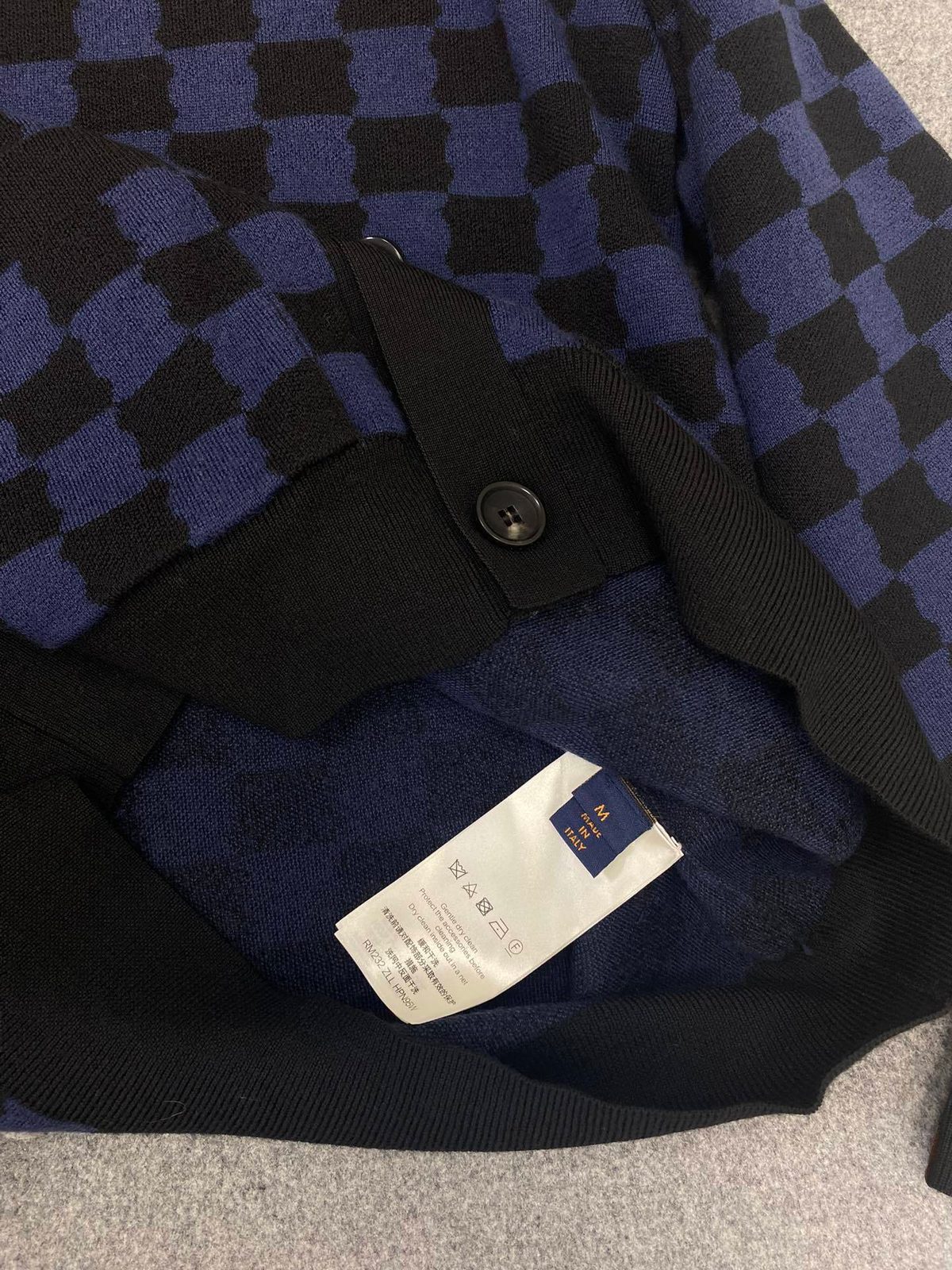 Louis Vuitton Damier Wool Cardigan Sweater