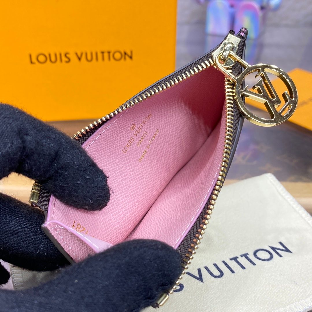 Louis Vuitton Pink Epi Leather Coin Pouch