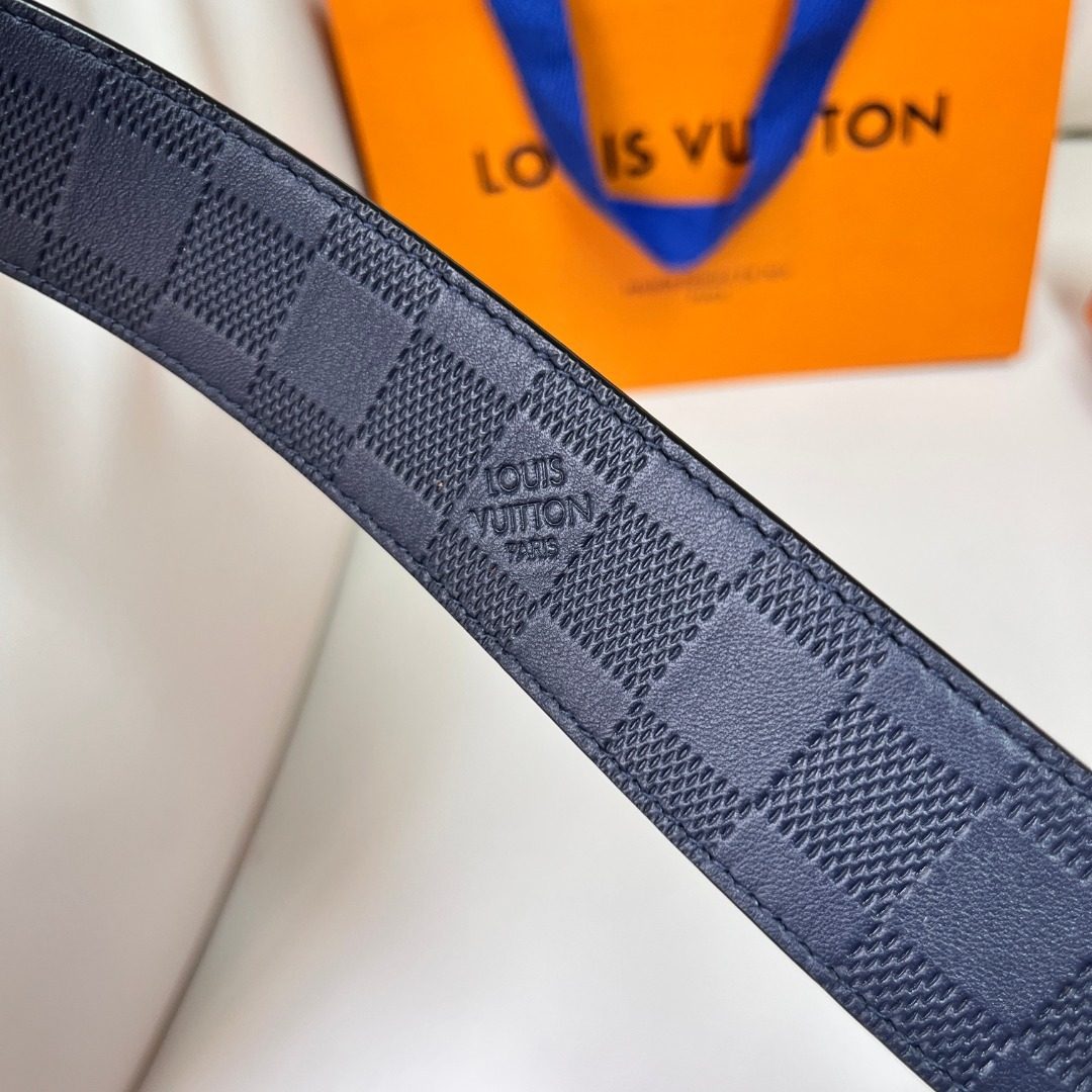 Louis Vuitton Damier Graphite Canvas Belt