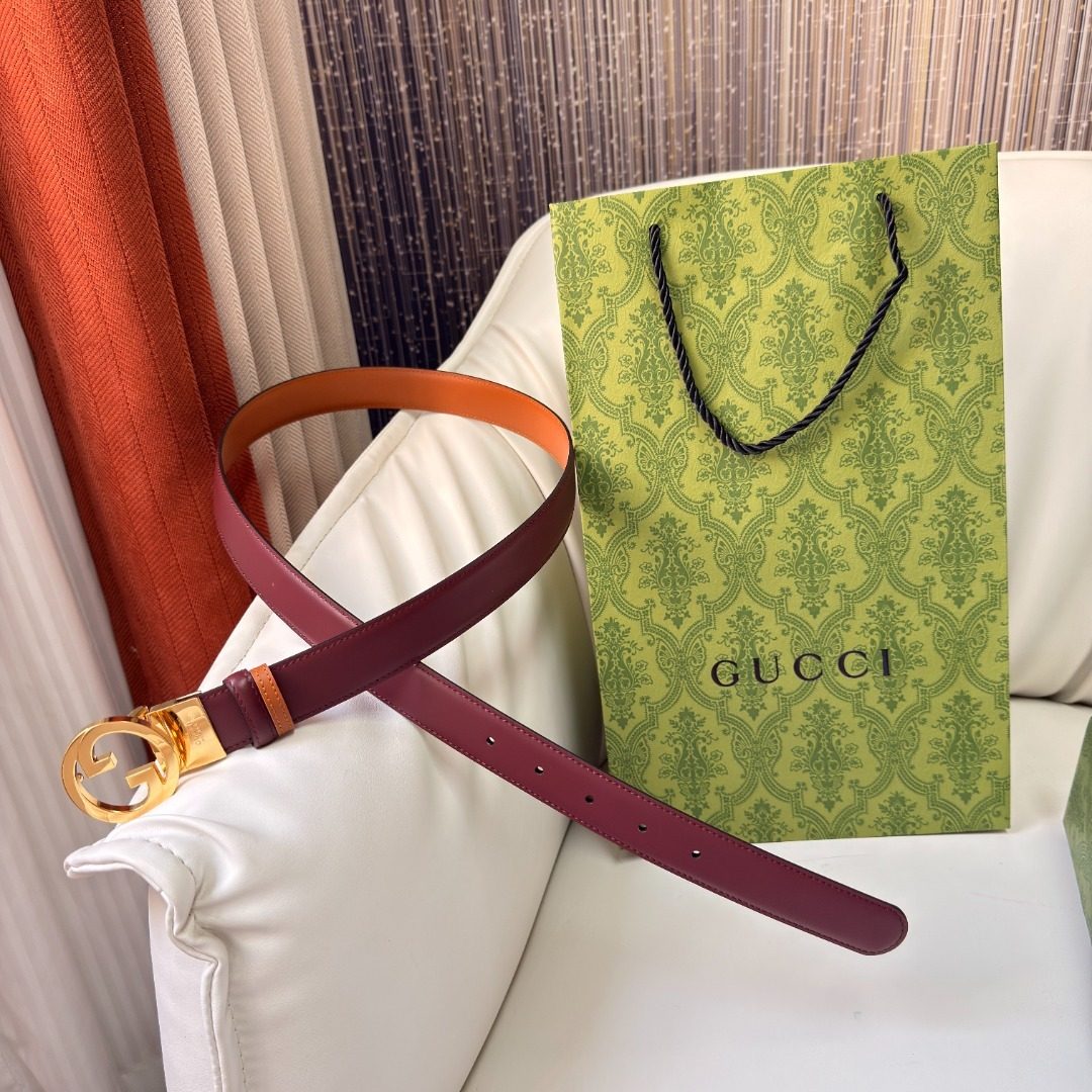 Gucci GG Marmont Leather Belt