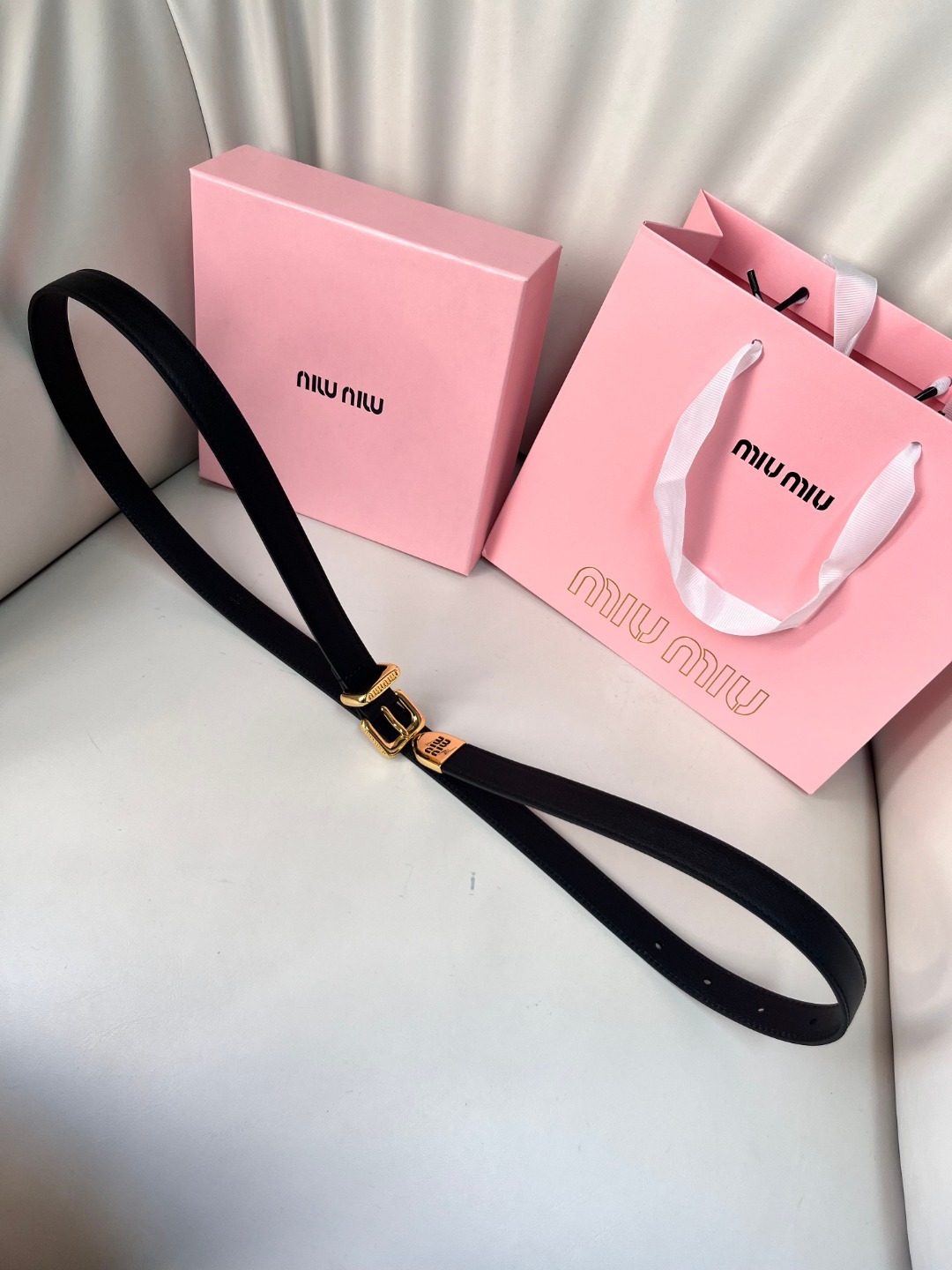 Miu Miu Leather Belt