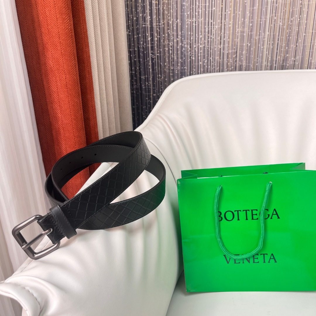 Bottega Veneta Intrecciato Leather Belt