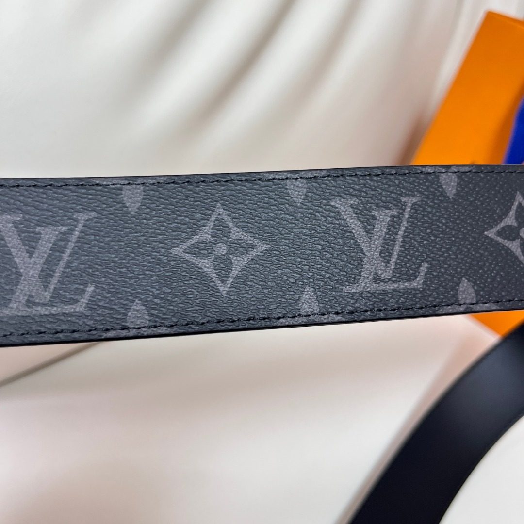 Louis Vuitton Monogram Canvas Leather Belt