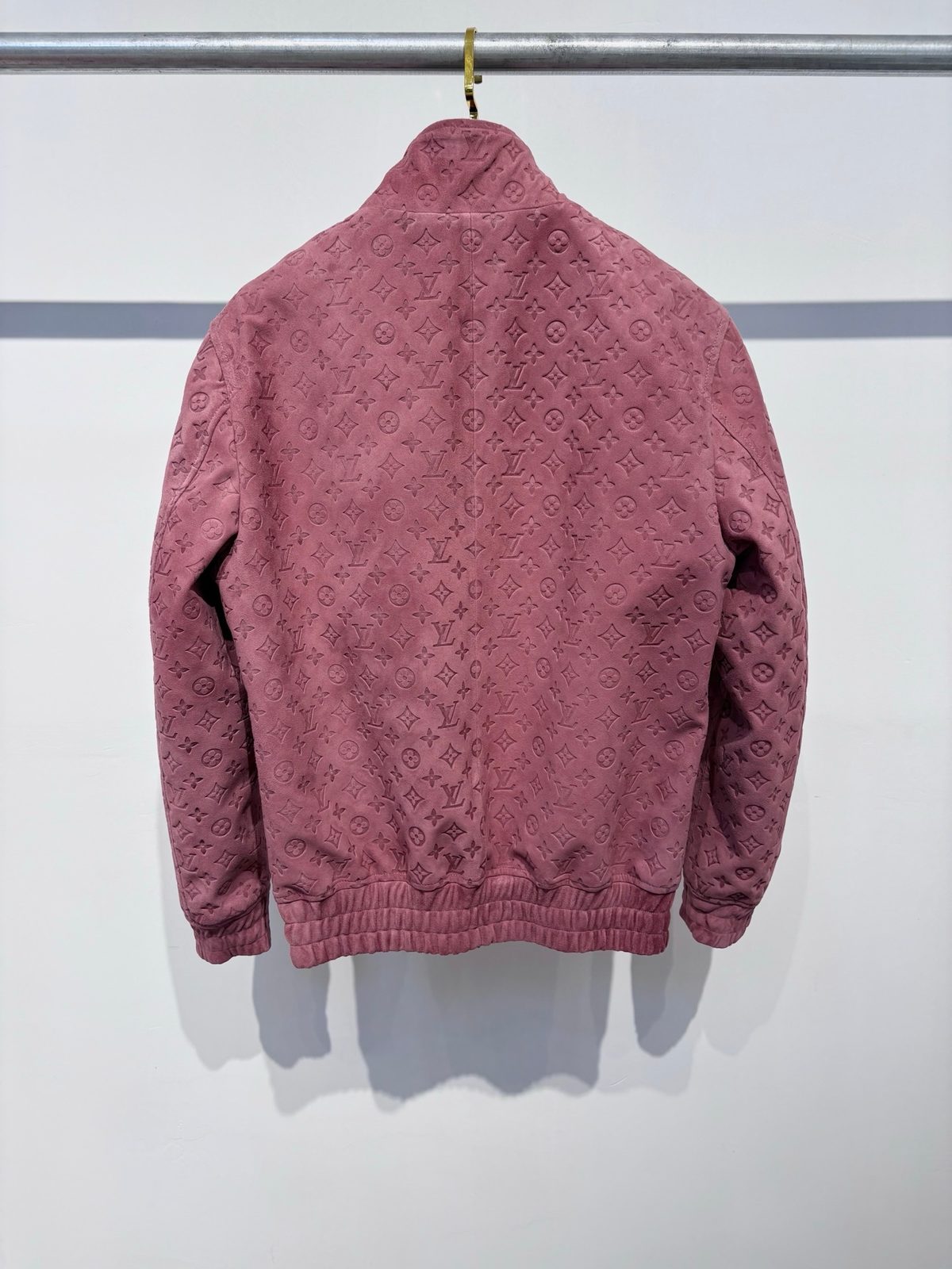 Louis Vuitton Monogram Cropped Bomber Jacket