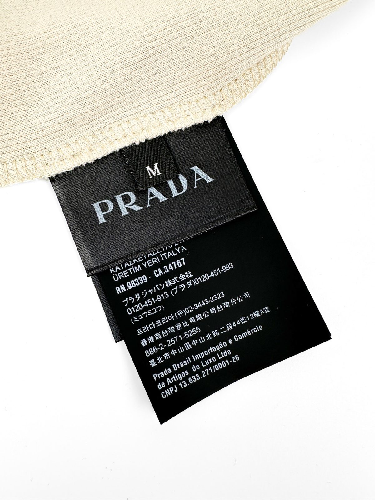Prada Triangle Logo Tank Top