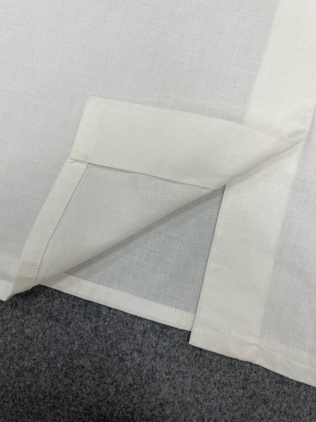 Miu Miu White Linen Button-Up Shirt