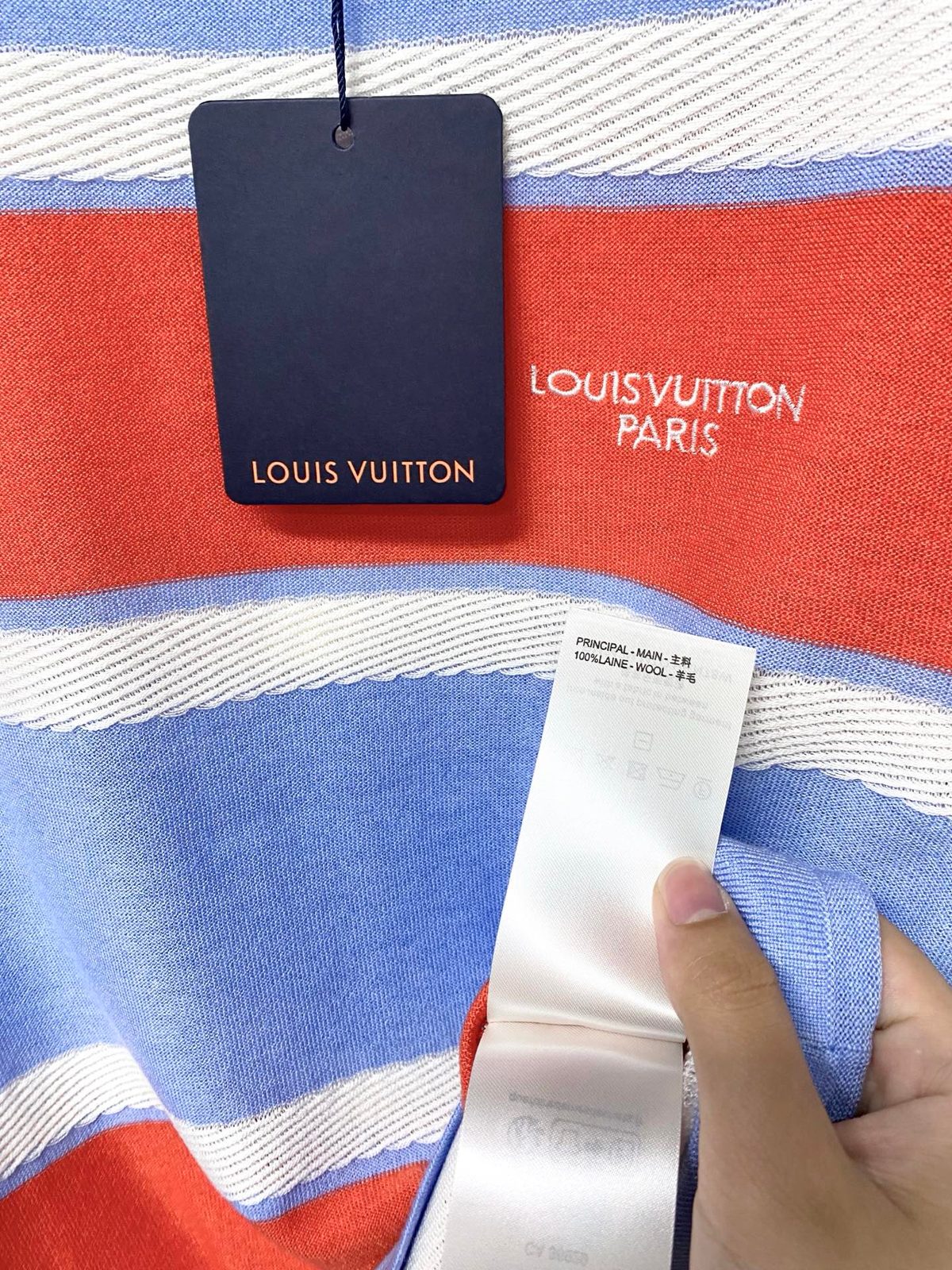 Louis Vuitton Striped Cotton T-Shirt