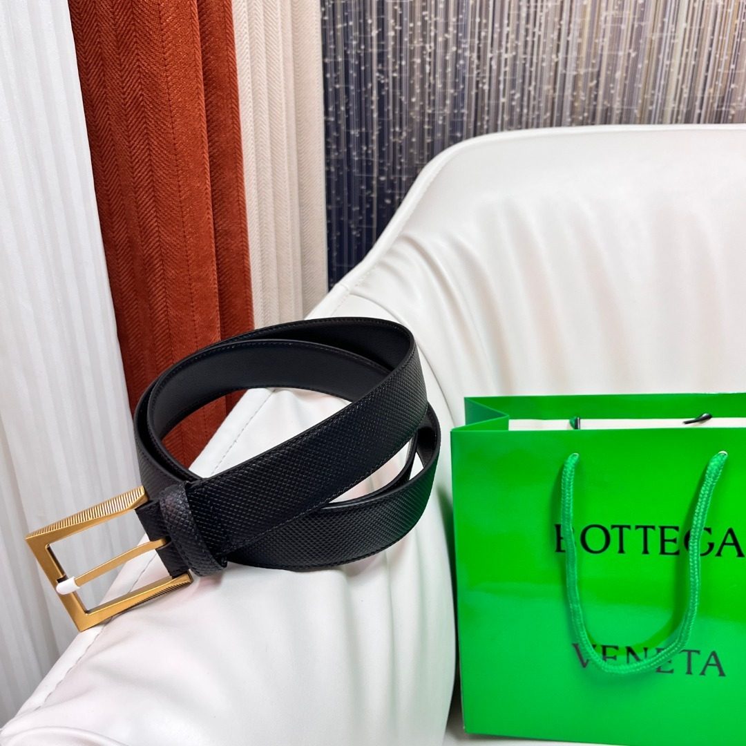 Bottega Veneta Intrecciato Leather Belt