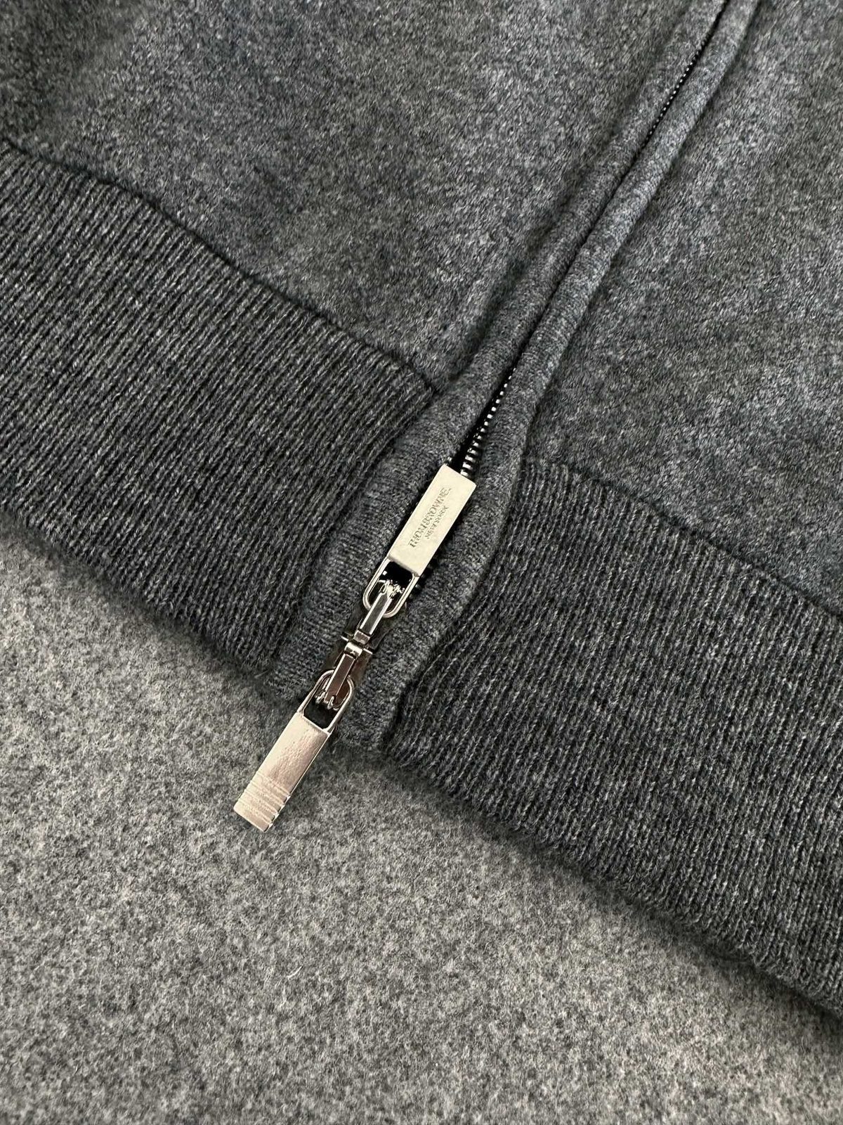 Men's Charcoal Zip-Up Hoodie Sweatshirt