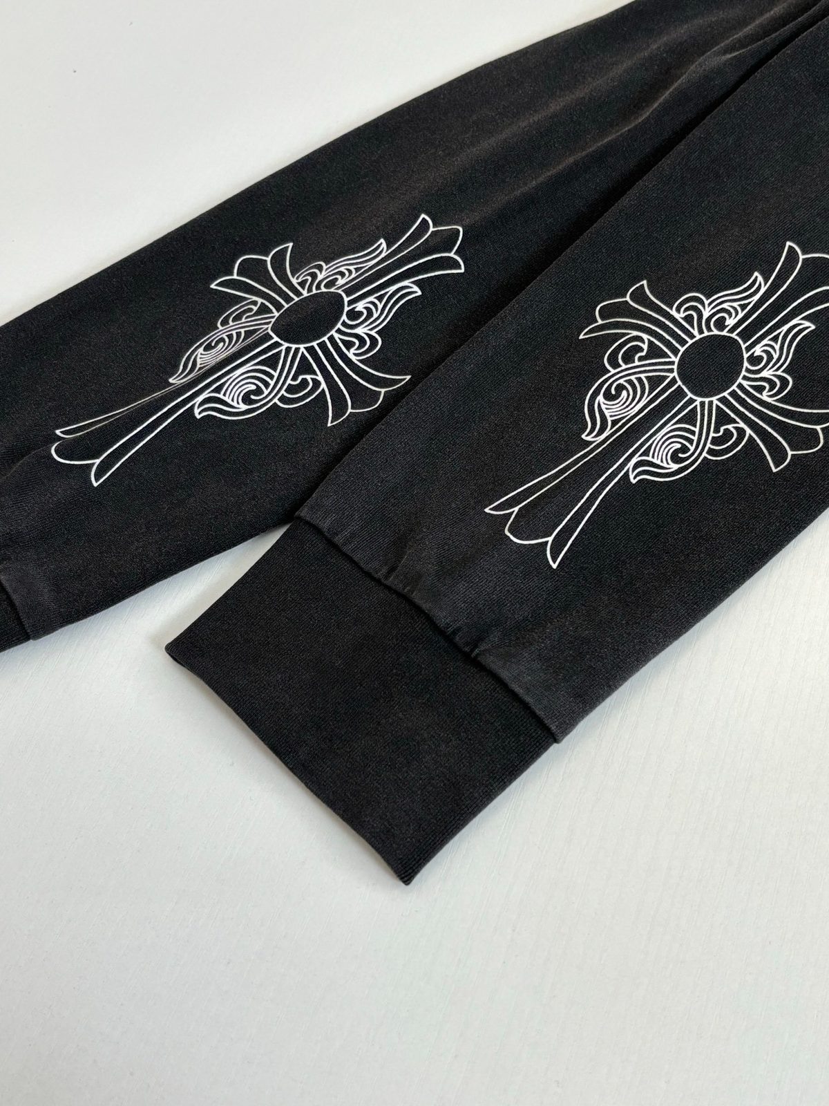 Chrome Hearts Cross Floral Long Sleeve T-Shirt