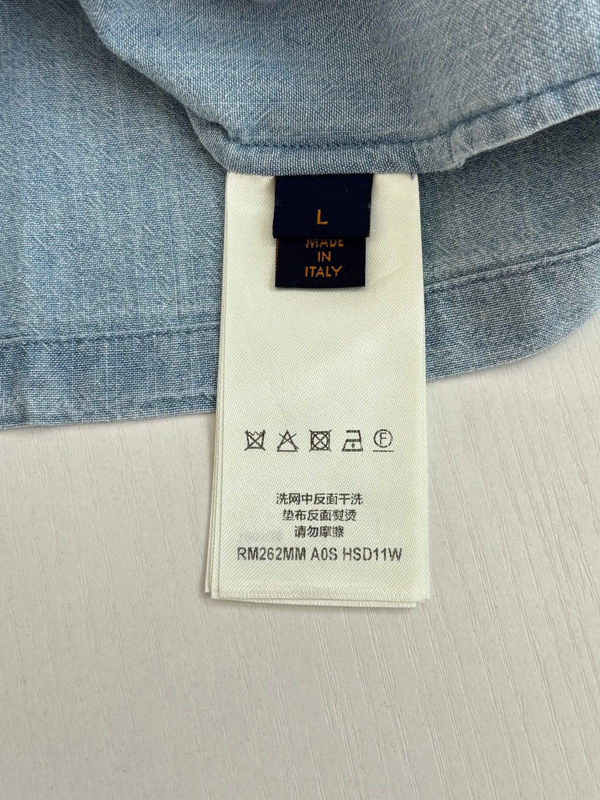 Louis Vuitton Denim Short Sleeve Shirt