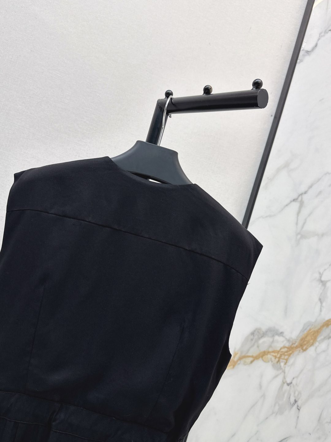 Prada Nylon Cargo Vest Dress Black
