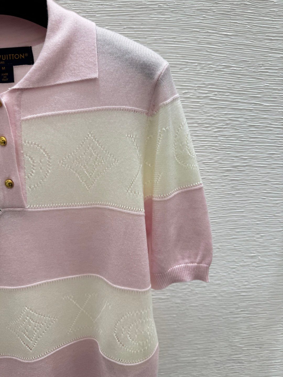 Louis Vuitton Monogram Polo Shirt Pink
