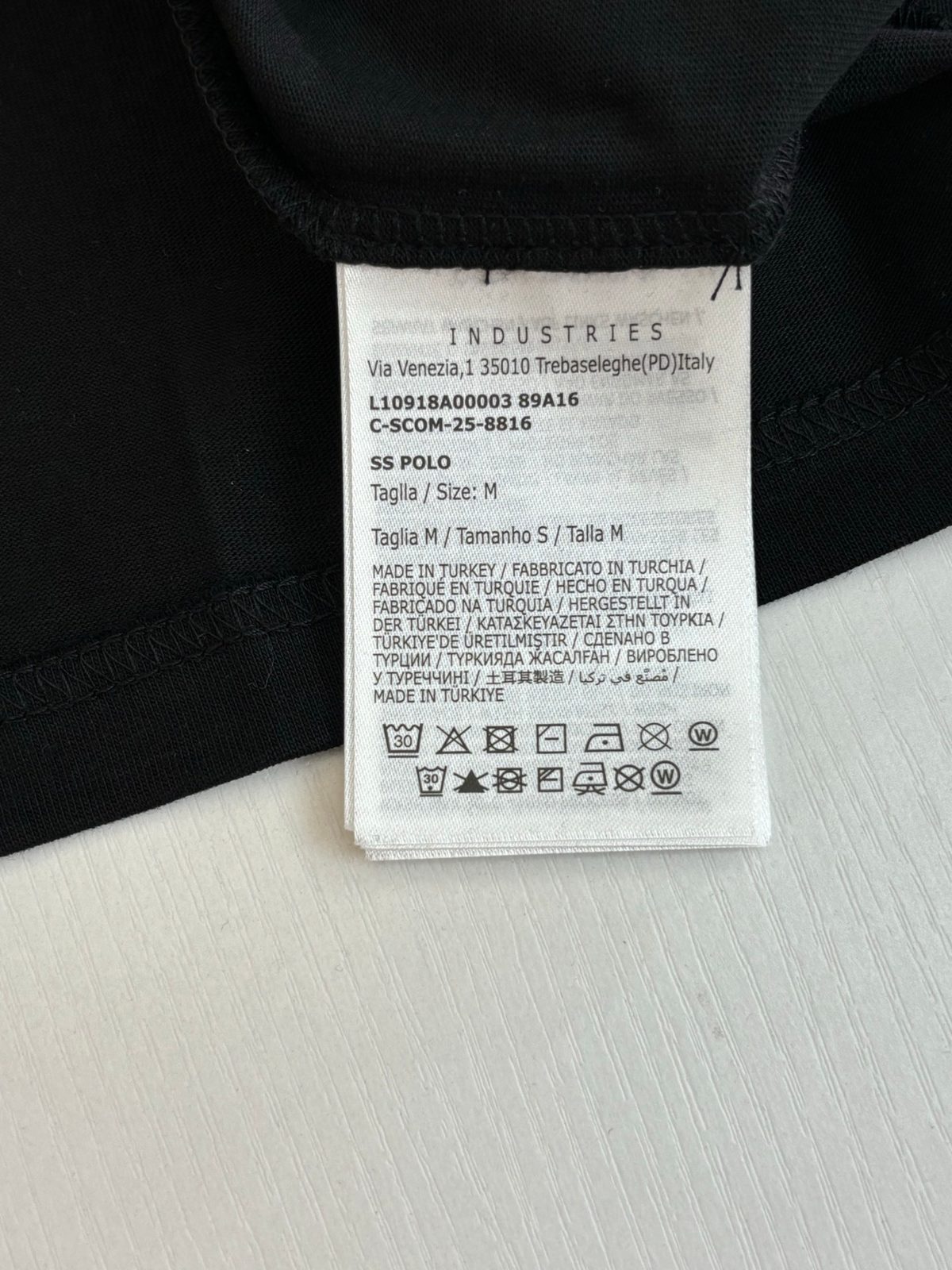 C.P. Company SS Polo Shirt Black