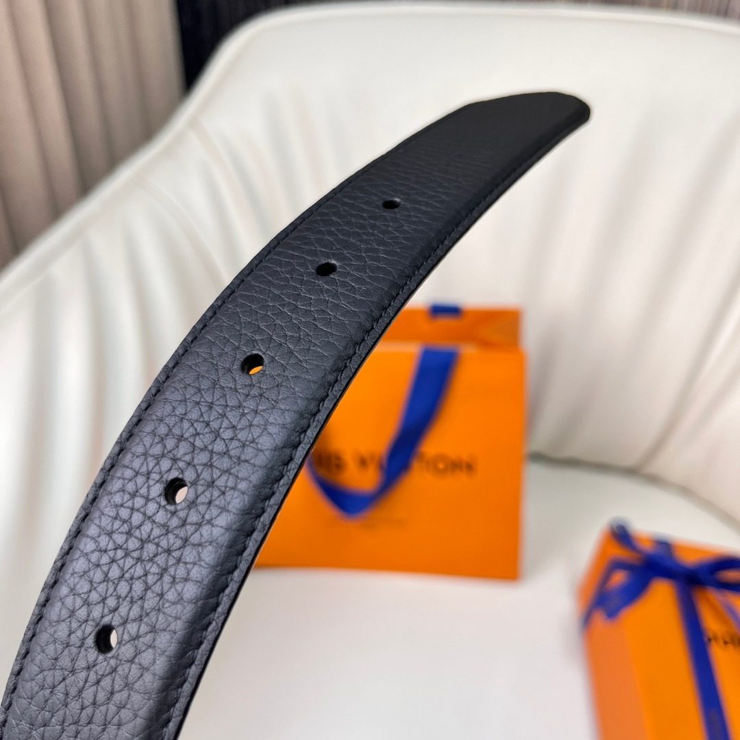 Louis Vuitton Damier Graphite Leather Belt