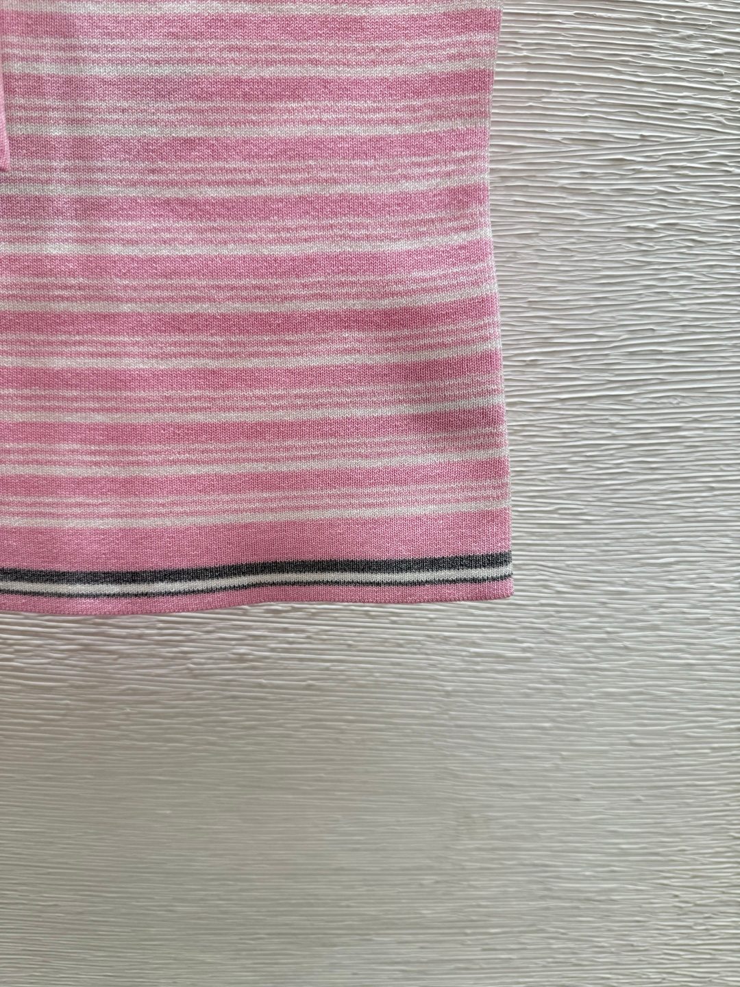 Striped Knit Tank Top with Tencel Blend