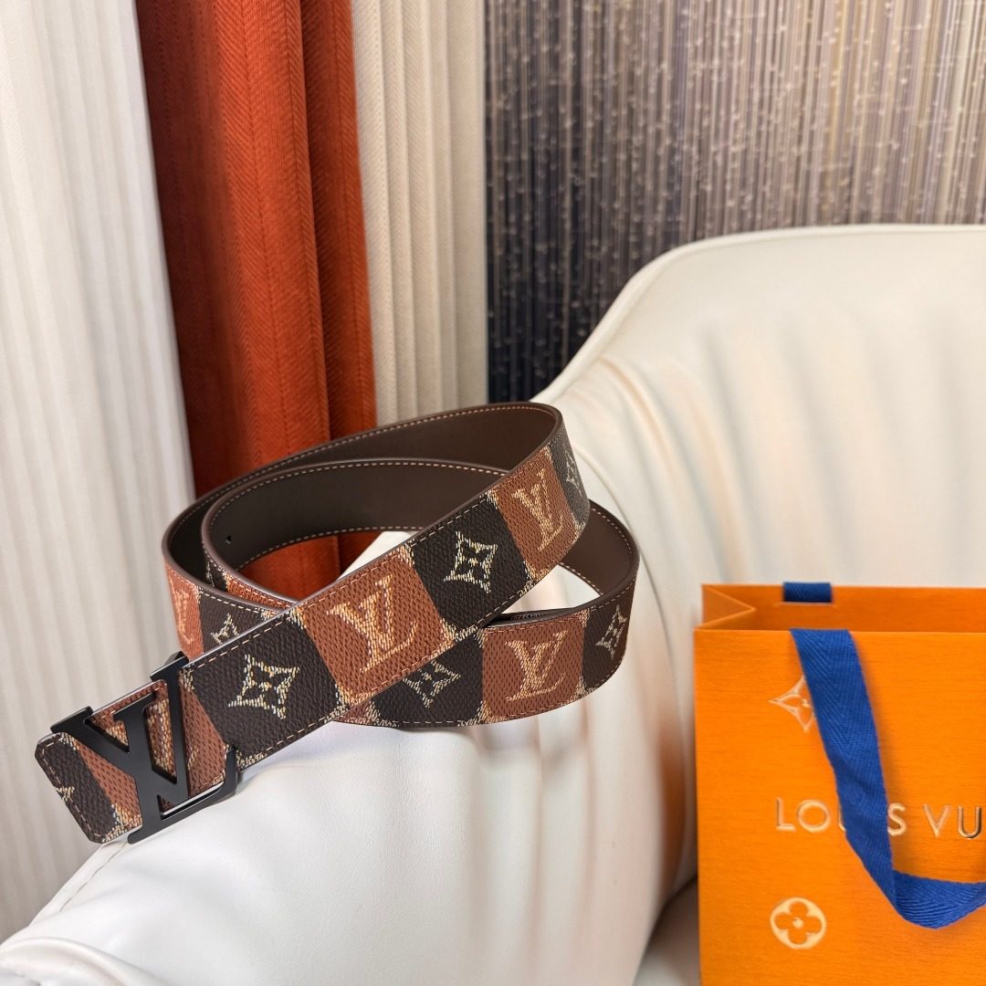 Louis Vuitton Damier Canvas Leather Belt