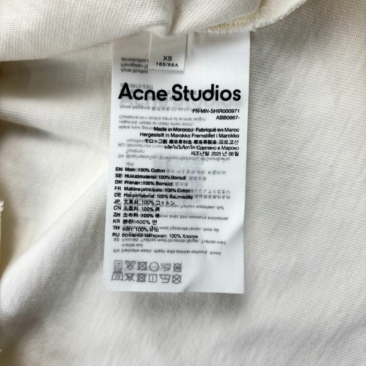 Acne Studios Contemporary Art Graphic T-Shirt