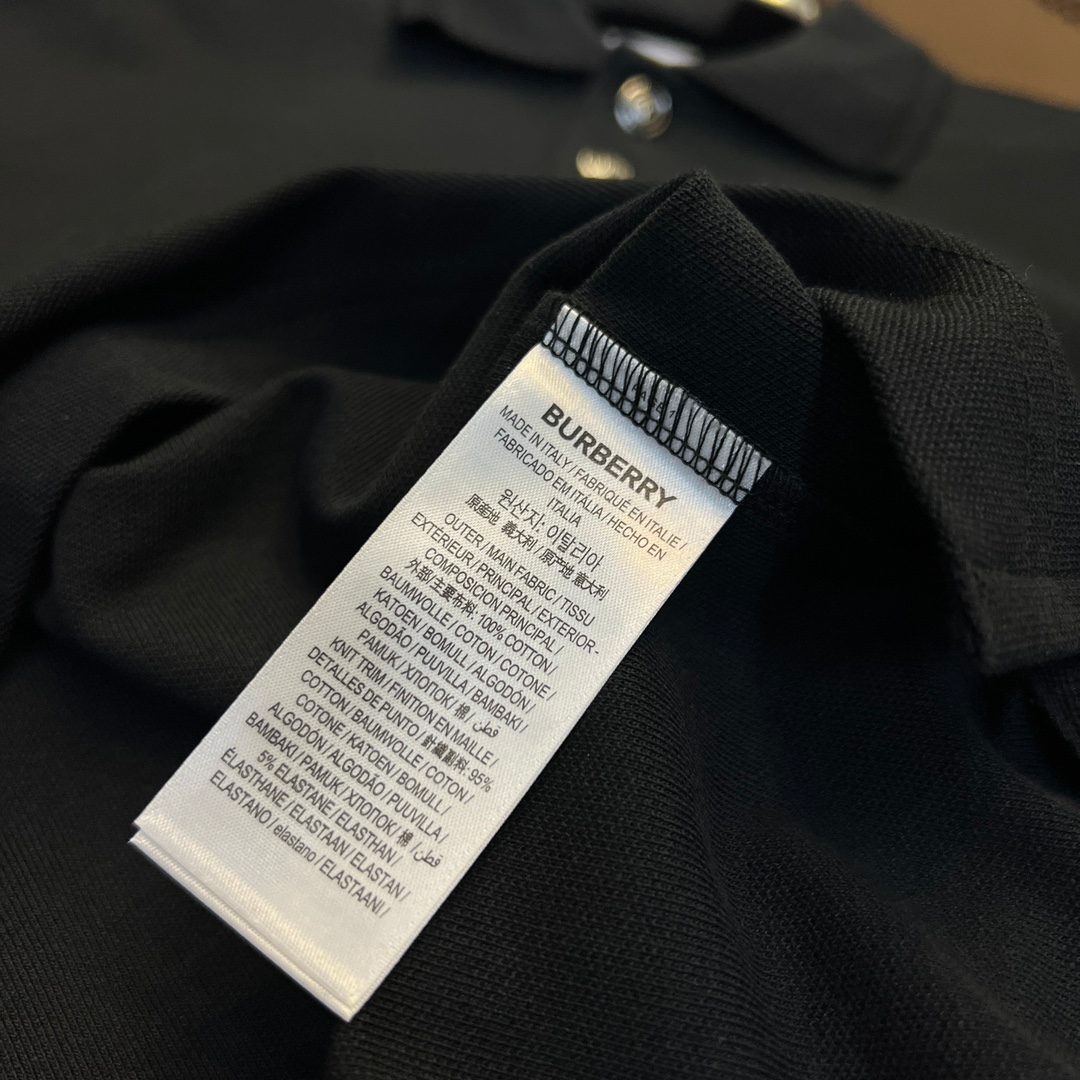 Burberry Black Wool Crewneck Sweater
