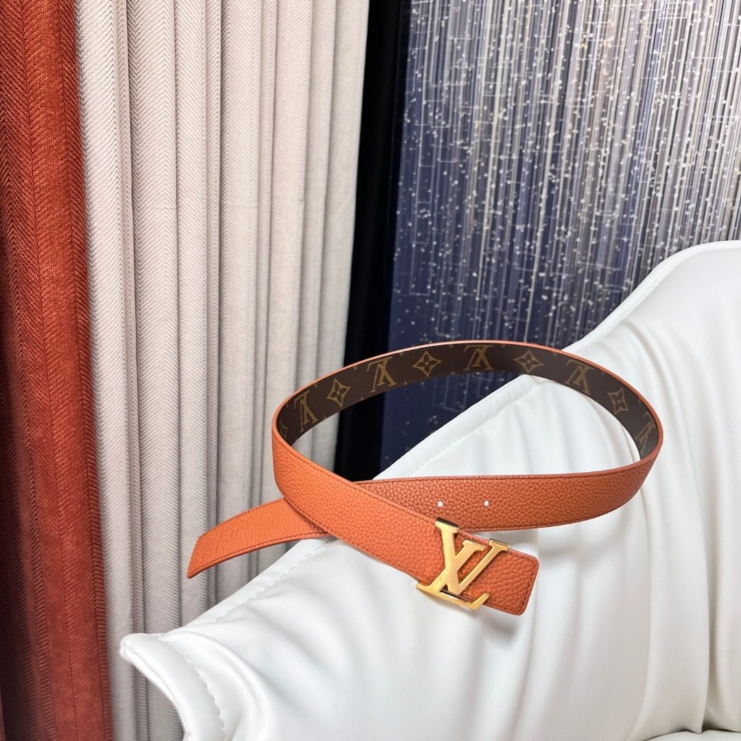 Louis Vuitton Monogram Reversible Leather Belt