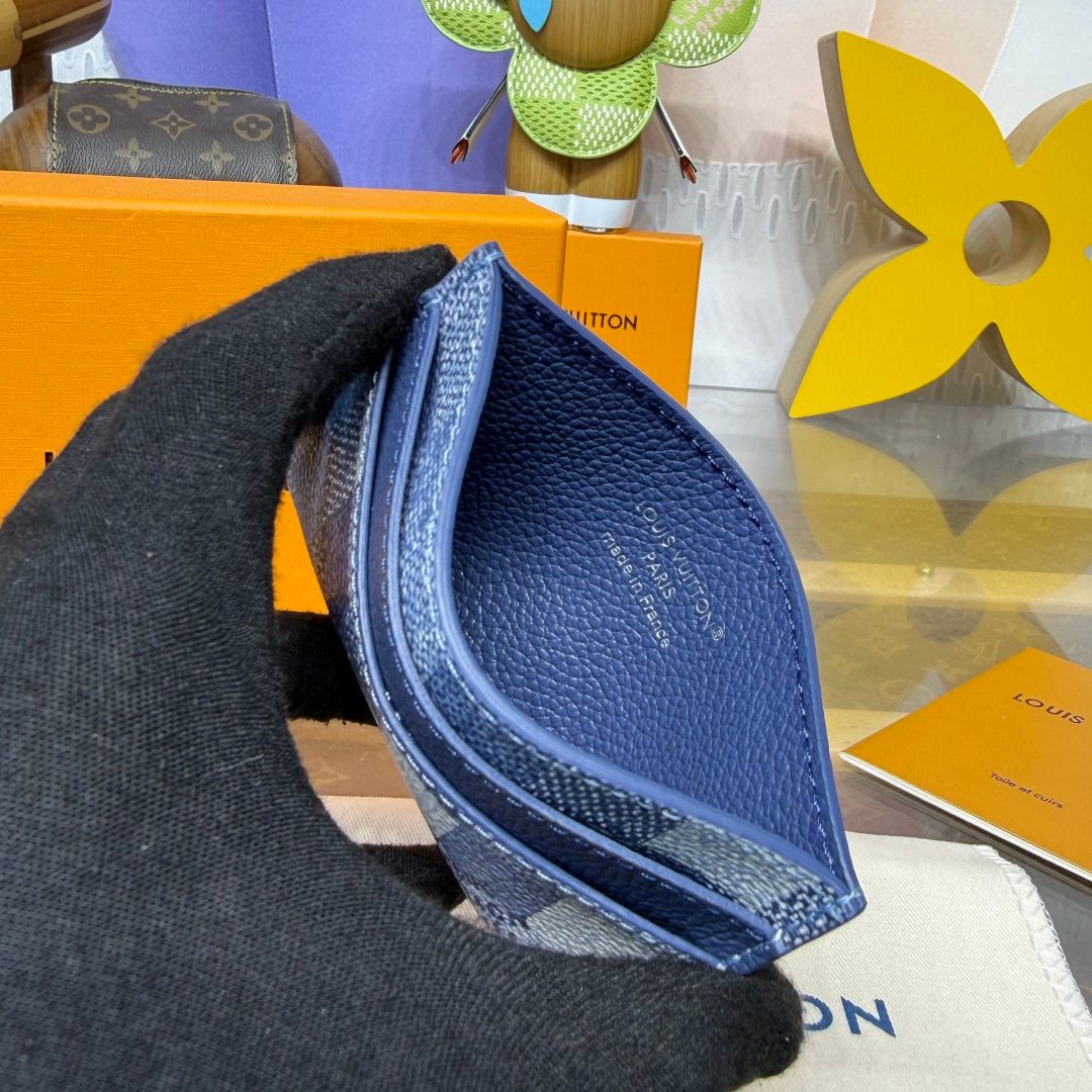 Louis Vuitton Damier Azur Card Holder Wallet