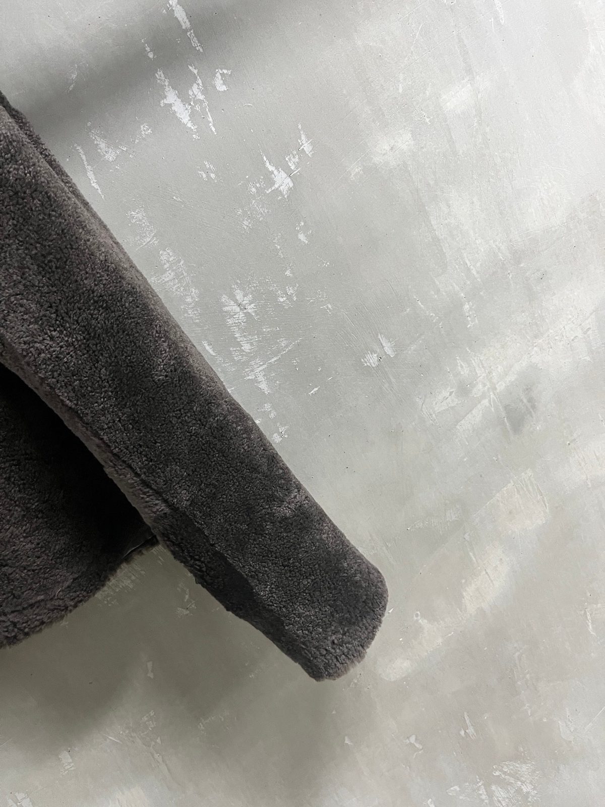 Charcoal Gray Quarter Zip Fleece Jacket